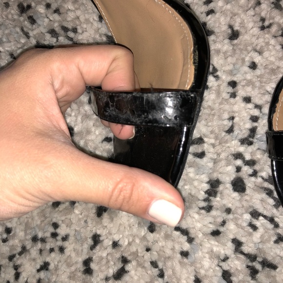 Delicious black vegan leather basic high heels - Picture 4 of 6